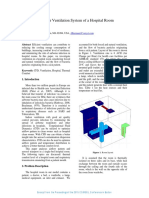 CFD Modeling For Ventilation System of A Hospital Room: Alireza Kermani Veryst Engineering