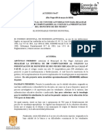 Acuerdo Numero 7 ENTREGA DE 200 COMPUTADORES AL COLEGIO LA PRESENTACION