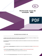 Declaração Anual de Extinção (a partir de 2018) - MEI