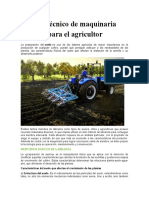Manual técnico de maquinaria agrícola para el agricultor