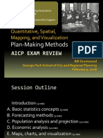 Quantitative, Spatial, Mapping, and Visualization: Plan-Making Methods