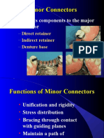 Connects Components To The Major Connector: Minor Connectors