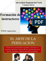 Formación de instructores: El arte de la persuasión