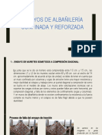 Ensayos en Albañilería confinada y reforzada