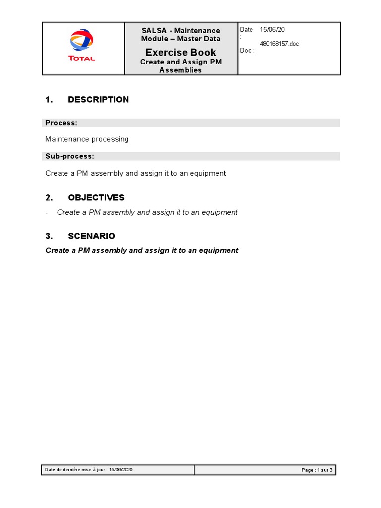 Create and Assign PM Assemblies Guide | PDF | Systems Engineering ...