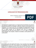 LENGUAJES DE PROGRAMACION