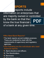 Bank Reports