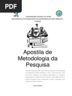 Apostila Metodologia Pesquisa