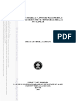 Penambatan Molekul Flavonoid Pada Propolis Dengan Enzim Histon Asetiltransferase Sebagai Antikanker