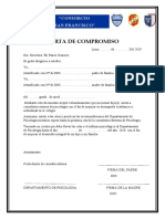 Carta de Compromiso