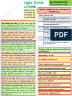 Chemical Changes Game Design Instructions