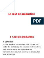 cout de production pptx