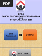 PEAC School Recovery and Readiness Plan by DR Desiree Terre