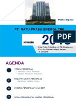 Pt. Ratu Prabu Energi, TBK: Paparan Publik Public Expose