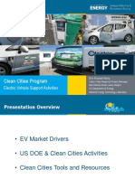 Clean Cities Program: Electric Vehicle Support Activities