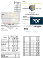 REPORT CARD 1&2 - MIGUELA