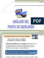 Analisis Punto de Equilibrio