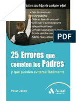 25 Errores Que Cometen Los Padres y Que Pueden Evitarse Fácilmente PDF