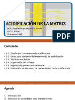 Acidificación de Matriz.