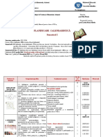 Clasa A VIII-a Planificare Romana