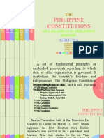 THE EVOLUTION OF PHILIPPINE CONSTITUTIONS FROM 1897 TO 1986