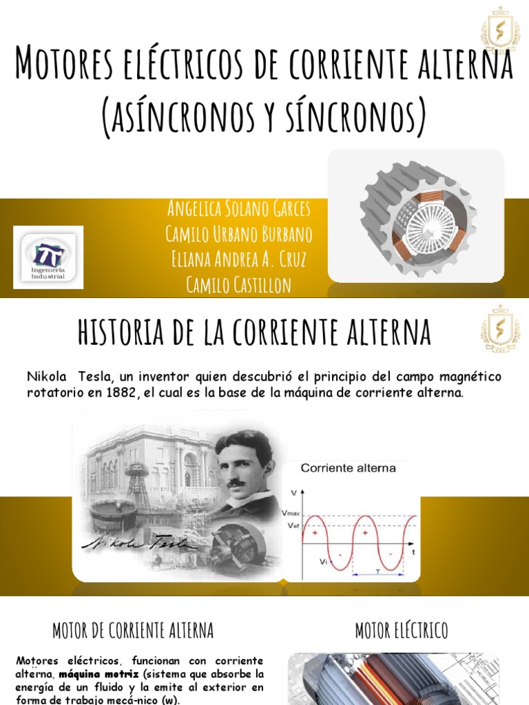 Motores Eléctricos de Corriente Alterna | PDF | Motor eléctrico ...