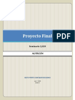 Pryecto Final, Seminario, Instrucciones