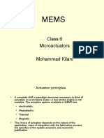 Class 6 Microactuators Mohammad Kilani