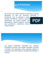 Aguas residuales: clasificación y características