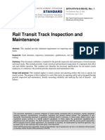 APTA RT-FS-S-002-02 Rev 1-Rail Transit Track Inspection & Maintenance