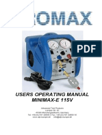 Users Operating Manual Minimax-E 115V