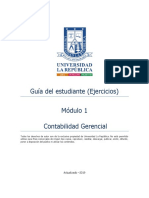 Guia Ejercicios Del Estudiante Contabilidad Gerencial - Módulo 1