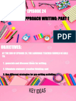 Process Approach Writing:Part 1