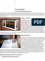 Difference Between UPVC and CPVC - Difference Between
