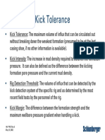 Schlumberger Kick Tolerance PDF