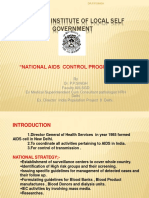 All India Institute of Local Self Government Delhi: "National Aids Control Programme
