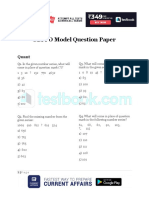 SBI PO Model Question Paper: Quant