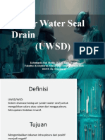 Under Water Seal Drain (UWSD)