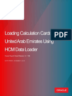 Loading Calculation Cards For United Arab Emirates Using HCM Data Loader