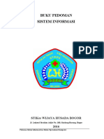 Pedoman Sistem Informasi Dan Standar Operasional Komputer