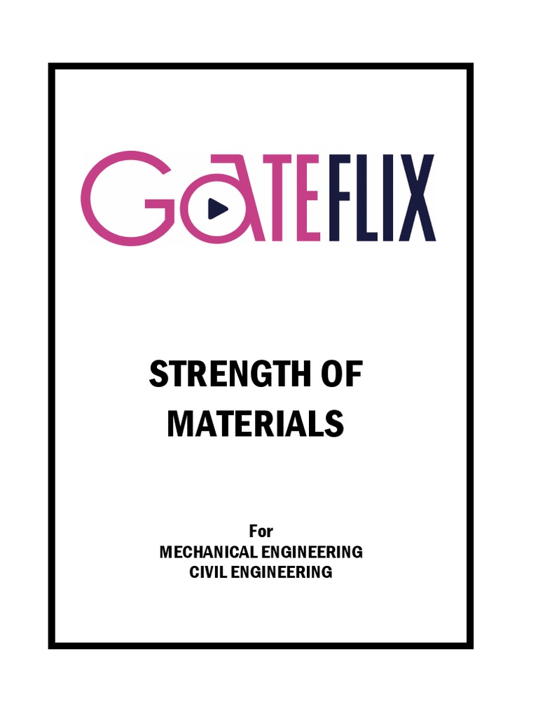 Strength of Materials PDF | PDF | Stress (Mechanics) | Deformation ...