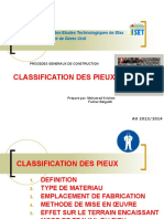 1-Classification Des Pieux