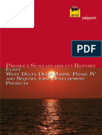 E W D D M P IV S J D P: Roject Ustainability Eport