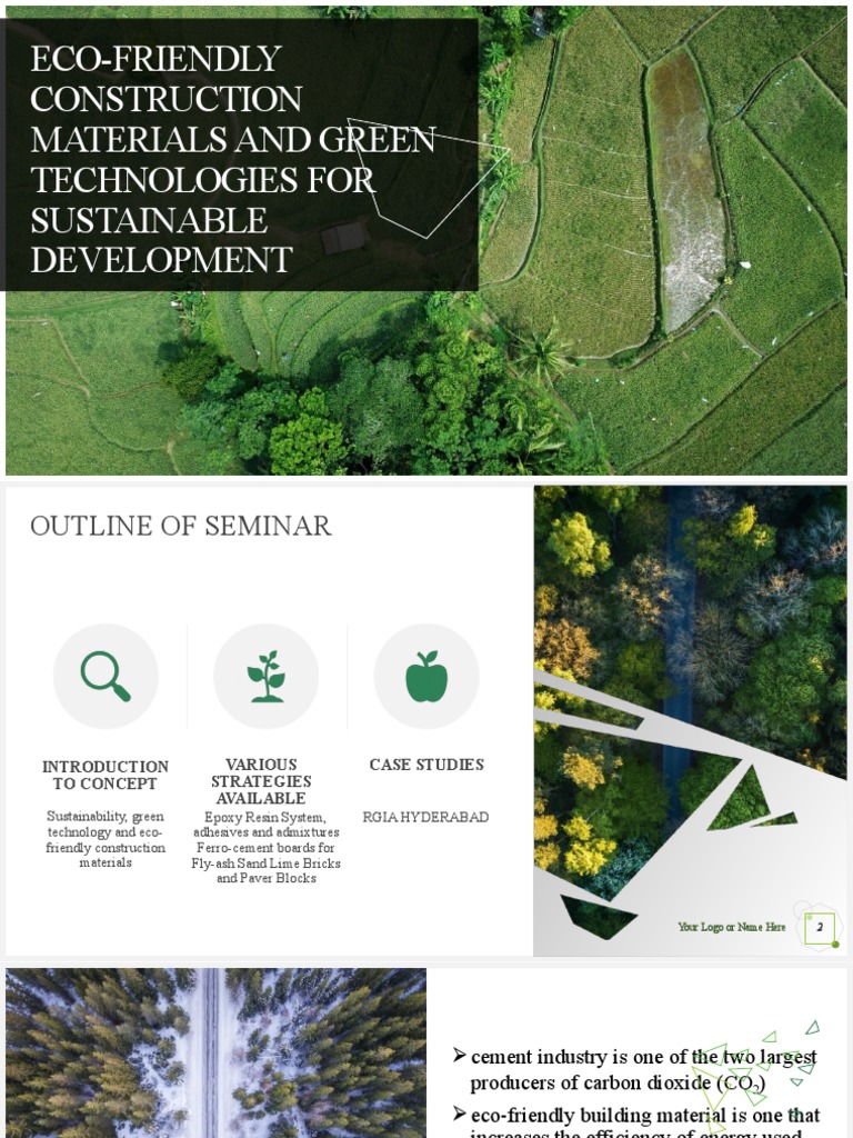 Eco-Friendly Construction Materials Guide | PDF | Environmental ...