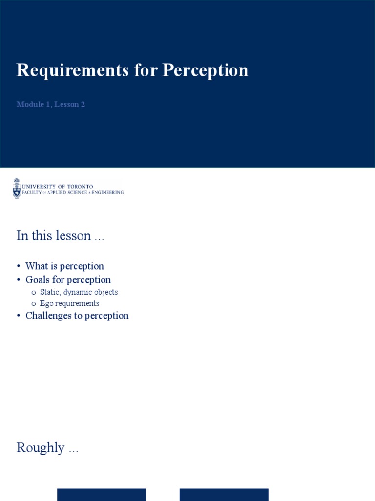 Perception Module Overview | PDF | Art