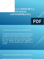 ETICA Y CRISIS DE LA SOCIEDAD  CONTEMPORANEA (1)