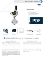 WT ds1 Wireless Discrete Transmitter Datasheet Oleumtech 67 4044 001