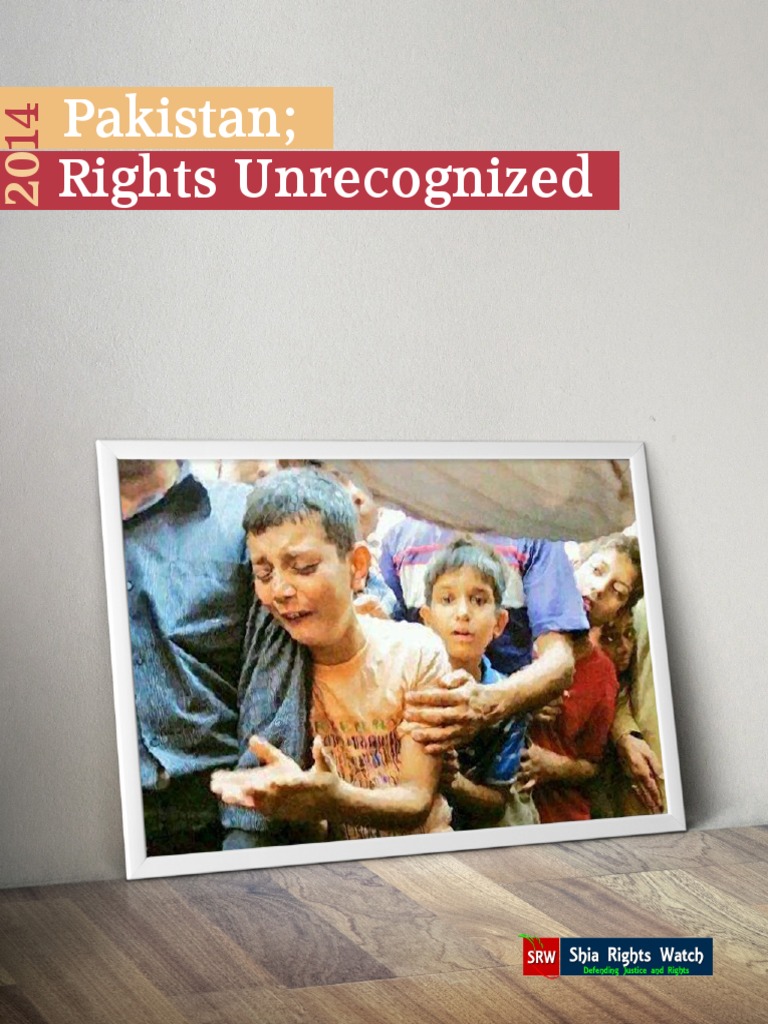 Pakistan Rights Unrecognized PDF PDF Pakistan Shia Islam