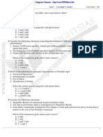 TEST - 1 (SUBJECT WISE) 01-Jul-19