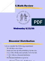 Binomial Distribution and Overbooking Problems